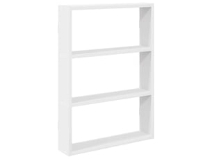 Étagère murale, étagère suspendue blanc 43x9x60 cm bois d'ingénierie cf42036