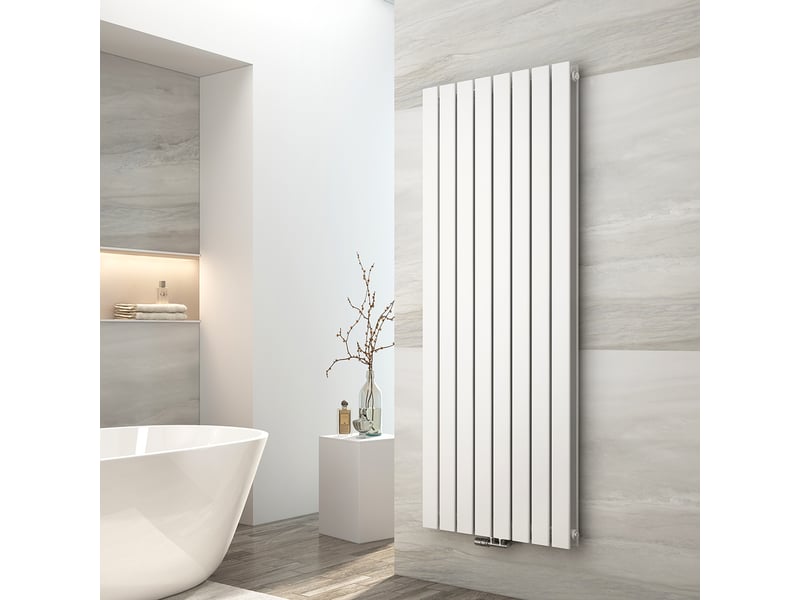  Emke radiateur eau chaude en acier tube plat radiateur mural blanc 160 x 61,6 cm 1933w double couche  - Conforama B