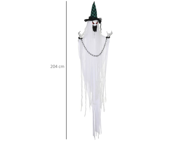  Décoration halloween fantôme animé, hurlement effrayant, à piles, effet mouvement  - Conforama E