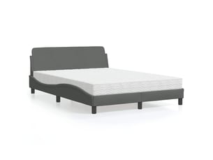Lit 2 places 120x200cm    coloris gris