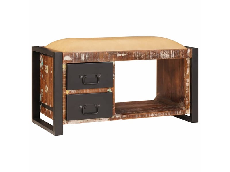 Banc chambre, banc de rangement multicolore 80x35x40 cm  - Conforama D