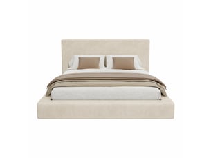 Lit 2 places 180x200 cm VIVRYN coloris beige