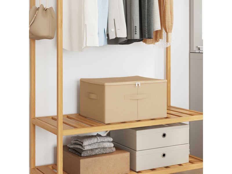  Boîte de rangement 24 pcs tissu intissé 43x34x23 cm 33,6 l shl85759  - Conforama B