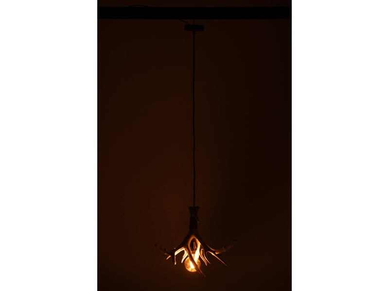  Lampe suspension ramure lior 50cm beige  - Conforama C