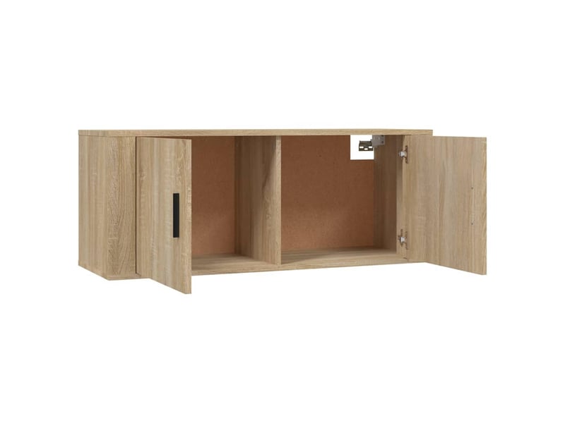 Ensemble de meubles tv 3 pcs chêne sonoma bois d'ingénierie shl33979  - Conforama E