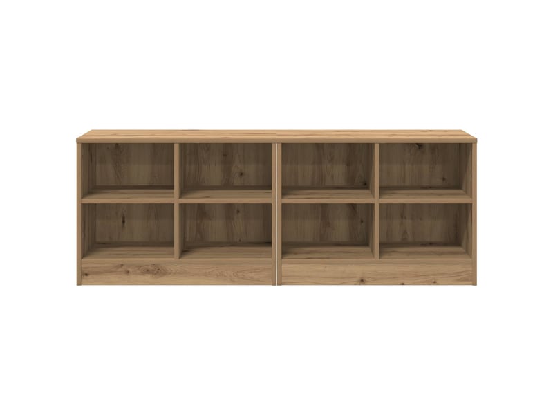  Armoire de lit 2 pièces chêne artisanal 66x33x48 cm  - Conforama E