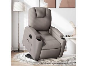 Fauteuil relax électrique   Tissu taupe