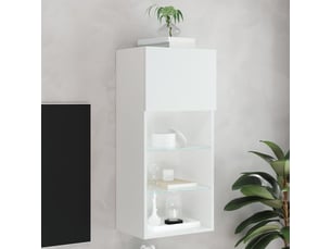 Meuble tv coloris blanc 40.5 cm <strong></strong>  <strong></strong>