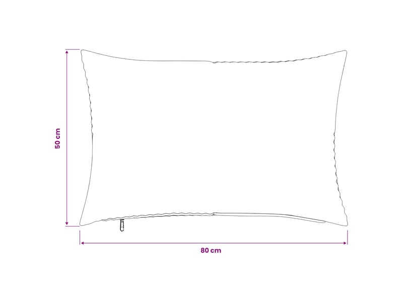 Lot de 2 housses de coussin almelo vert gris 50 x 80 cm cf49417 - Conforama E