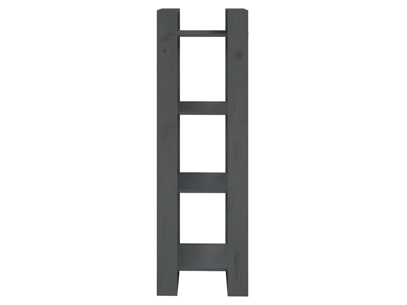  Bibliothèque, étagère de rangement gris 41x35x125 cm pin solide  - Conforama C