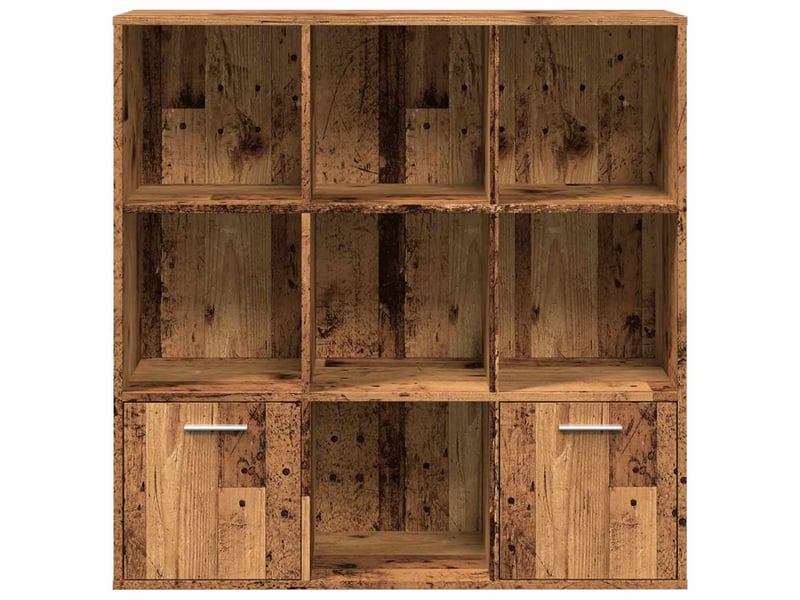  Meuble dev rangement vieux bois 98x29x97,5 cm bois d'ingénierie  - Conforama E
