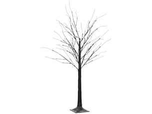 Arbre lumineux led - décoration lumineuse blanc froid - 96 leds - usage intérieur - 150 cm - décoration de noël chambre maison marron