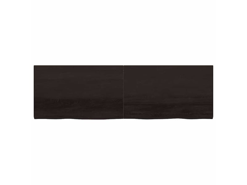  Comptoir de salle de bain, plan de travail marron foncé bois massif traité cf65882  - Conforama D
