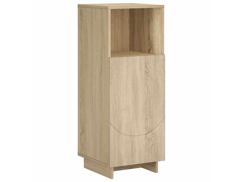  Armoire de salle de bain, meuble de rangement chêne sonoma 36.5x38x95 cm  - Conforama A