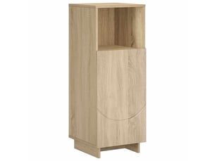 Armoire de salle de bain, meuble de rangement chêne sonoma 36.5x38x95 cm