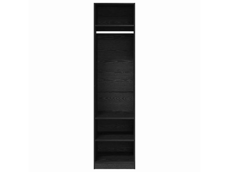  Armoire chambre, armoire de rangement chêne noir 50x50x200 cm bois d'ingénierie shl98044  - Conforama E