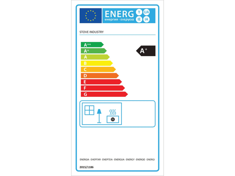  Insert à granulés benito 11 kw - noir  - Conforama E
