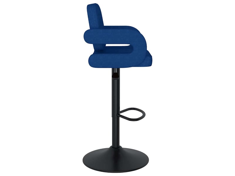  Lot de 2 tabouret de bar, chaise de bar bleu tissu shl72923  - Conforama D