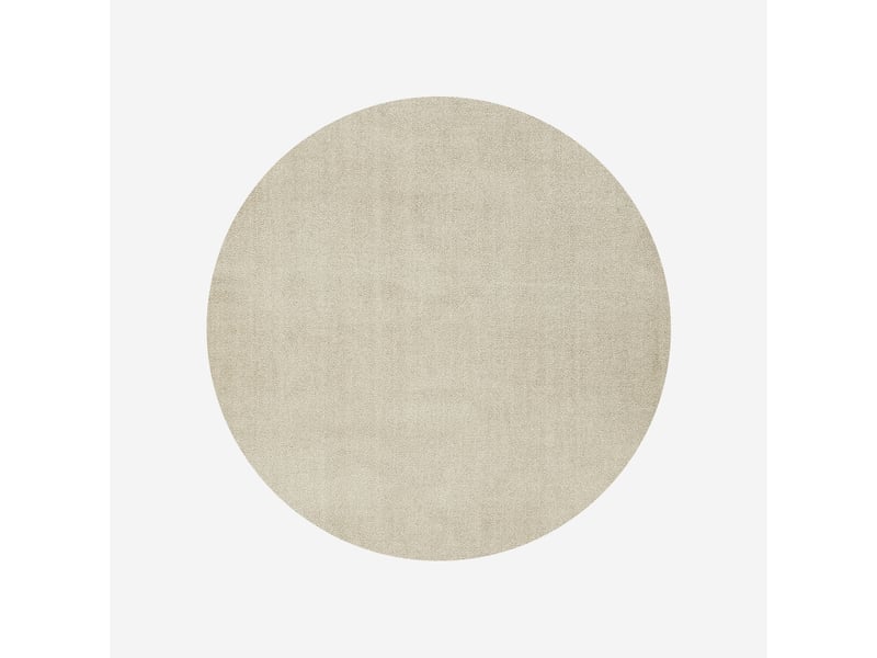 Tapis uni lavable antidérapant elegance rond bei101  - Conforama A