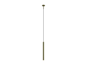 Suspension moderne verte avec plaque de plafond intégrée - chuba