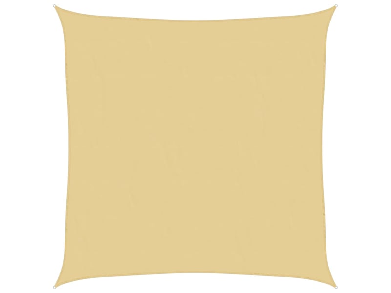 Voile d'ombrage - voile d'ombre - voile parasol sable 2x2 m 100 % polyester oxford - Conforama A