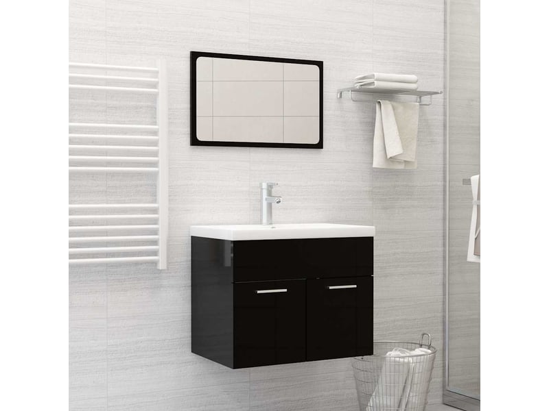  Lavabo encastré, vasque à poser avec robinet 61x39x18 cm céramique blanc cf65670  - Conforama B
