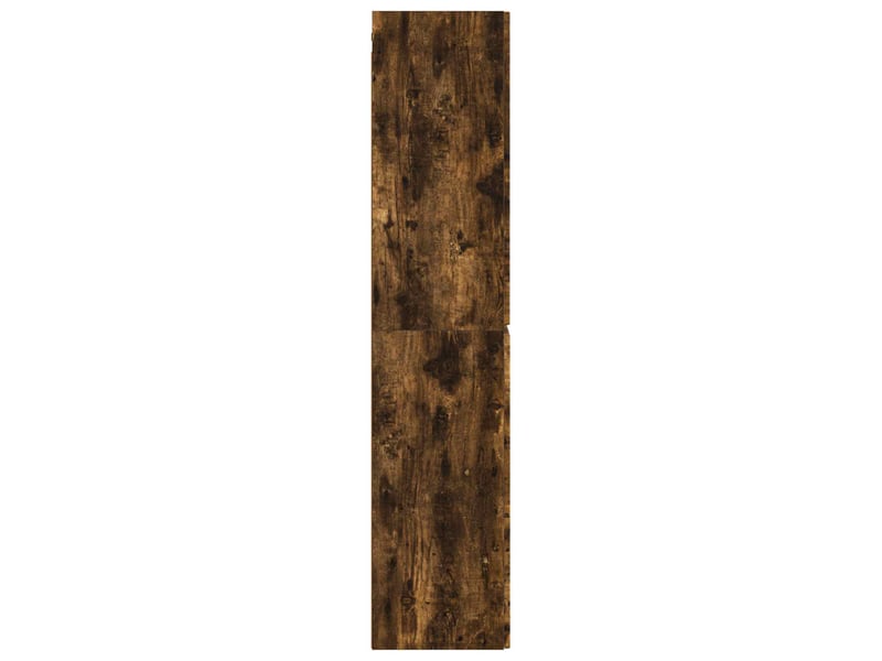 Cabinet salle de bain mural, meuble de rangement chêne fumé 33x34.5x160 cm shl7790 - Conforama D