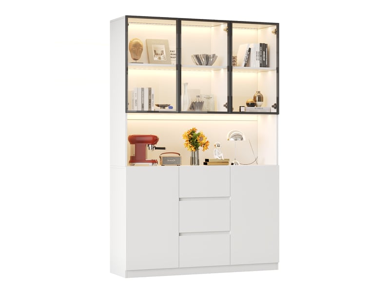  Lit superposé double gris 140x200 cm avec toboggan et échelle, lit cabane pour chambre d'enfant  - Conforama A