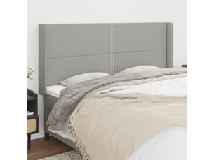 Tete de lit A poser largeur 203 cm <strong></strong> <strong></strong> argenté