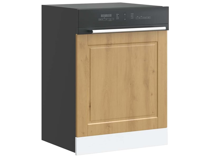  Panneau de lave-vaisselle chêne artisanal 60x1,5x57cm  - Conforama B