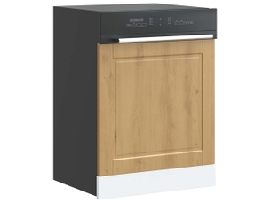 Panneau de lave-vaisselle chêne artisanal 60x1,5x57cm