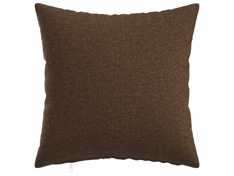  Lot de 12 housses de coussin heerlen marron 50 x 50 cm tissu cf48986  - Conforama A