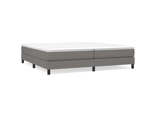 Lit 2 places 200x200 cm    coloris gris