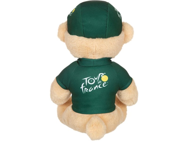  Peluche ours tour de france 24 cm maillot vert sprinteur et casquette 71901 - Conforama B