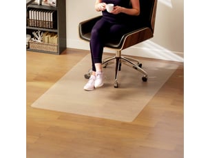 Tapis de protection pour sols de bureau, tapis de chaise pour moquettes, 100 x 150 cm, transparent
