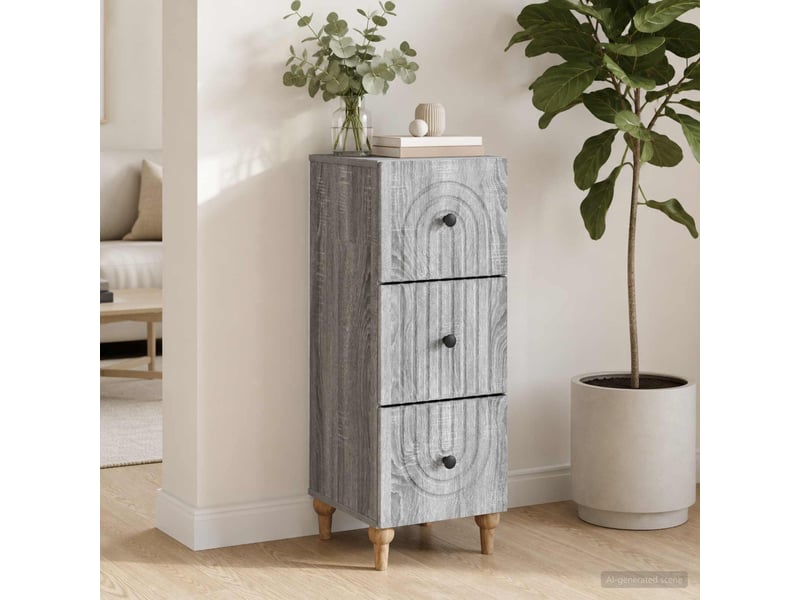  Armoire de rangement bureau, armoire à tiroirs 33 x 34.5 x 90 cm bois d'ingénierie shl4533  - Conforama D