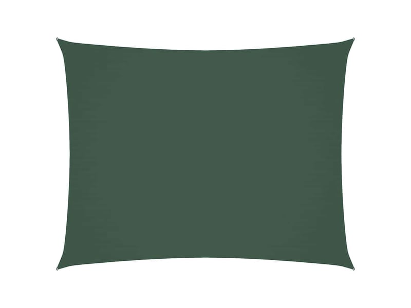  Voile de parasol - voile d'ombrage tissu oxford rectangulaire 3,5x4,5m vert foncé  - Conforama A