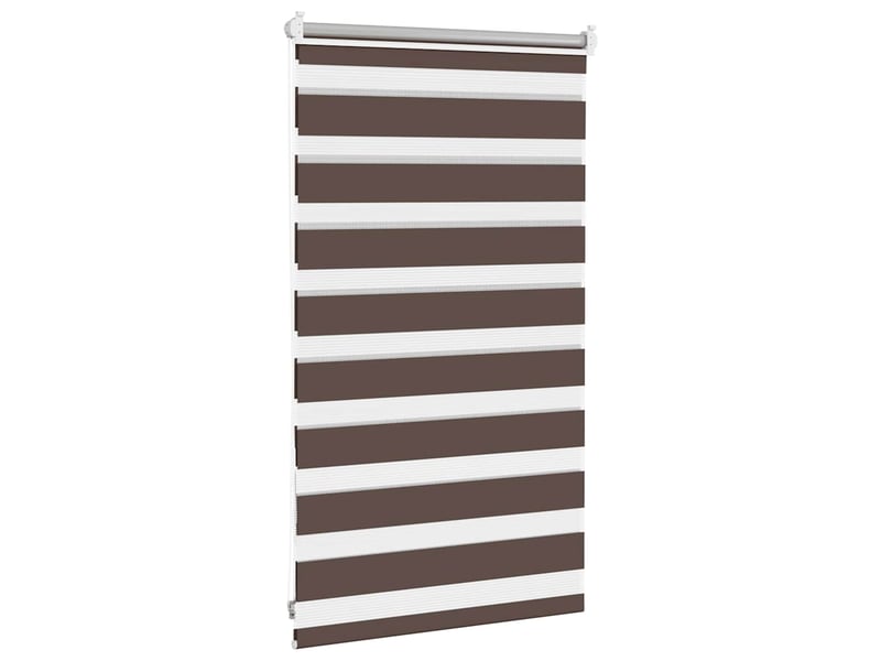  Store vénitien zebra, store de fenêtre 50,9 x 100 cm, largeur du tissu 46,7 cm, couleur café cf48206  - Conforama D