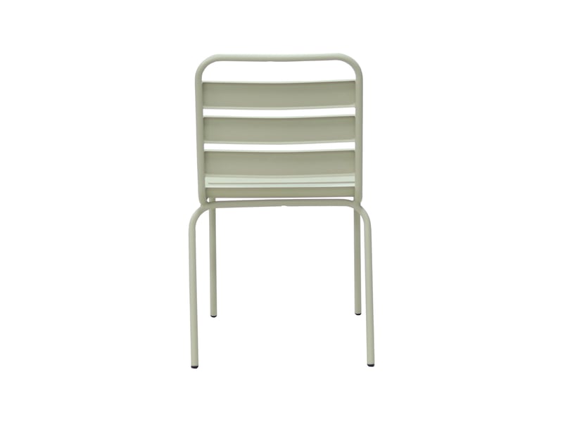  Lot de 2 chaises de jardin en métal beige - baca  - Conforama E