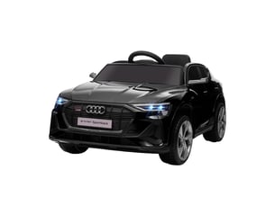 Voiture électrique audi e-tron 12v, télécommande, ceinture, mp3usbtf, 3-5 ans, 3-5 kmh, noire.