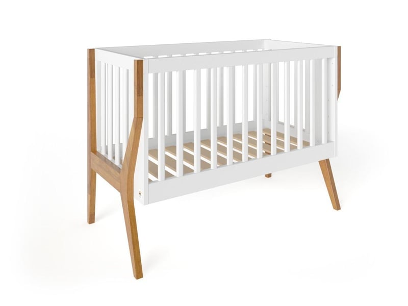  Yappyicon - lit bébé 120x60 cm - blanc chêne 4754010385591 - Conforama B