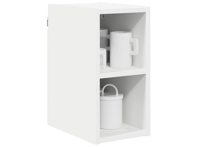 Meuble de rangement cuisine, armoire suspendue blanc 20x29,5x40cm bois d'ingénierie - Conforama C