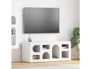 Meuble tv coloris blanc 100 cm <strong></strong>  <strong></strong>
