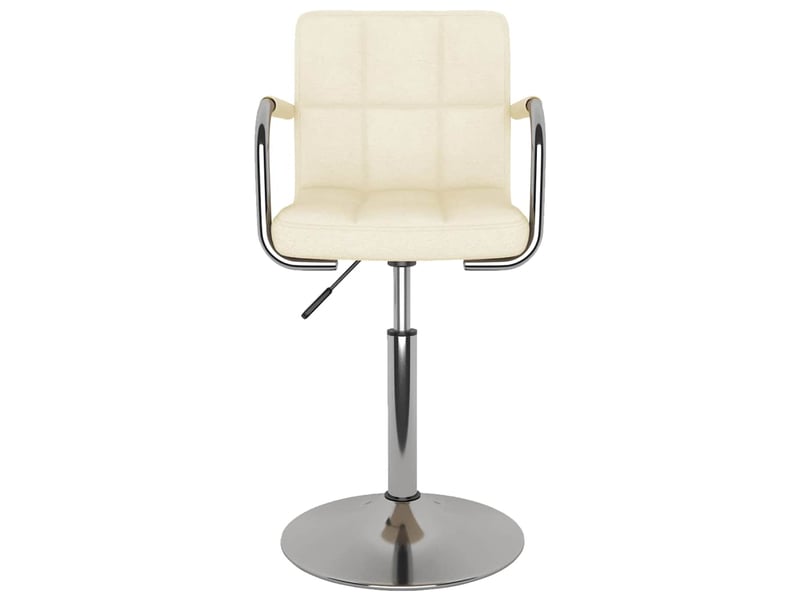  Tabouret de bar, chaise de bar crème tissu shl53559  - Conforama C