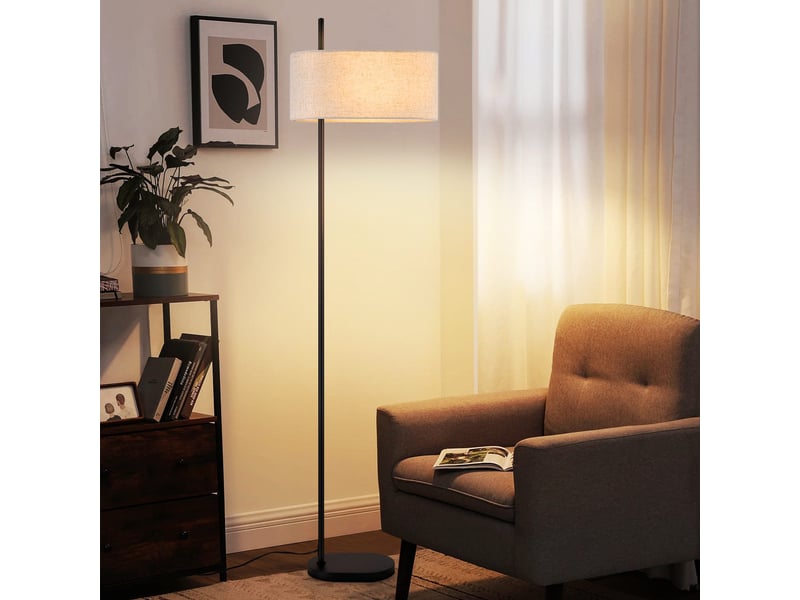 Lampadaire Salon Lampadaire Vintage 154cm Noir E27 Lampadaires Avec Interrupteur Au Pied