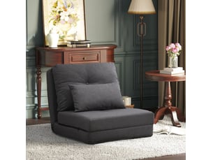 Deplimousse convertible 1 place <strong>MODENVIE</strong> <strong></strong> gris foncé