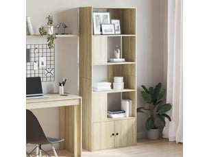 Bibliotheque coloris beige - 70 cm x 189 cm