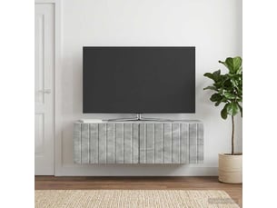 Meuble tv coloris gris 98 cm <strong></strong>  <strong></strong>