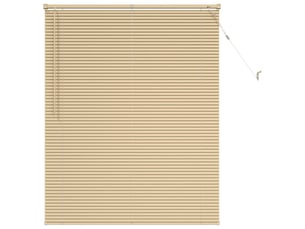 Store vénitien, store de fenêtre marron clair avec motif 150 x 120 cm 25 mm pvc cf47930