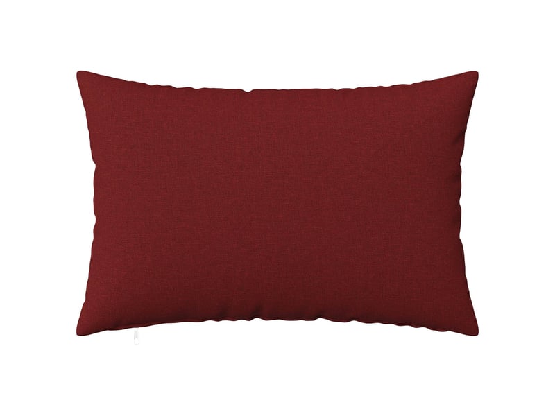  Lot de 6 housses de coussin heerlen bordeaux 50 x 80 cm tissu cf49609  - Conforama A